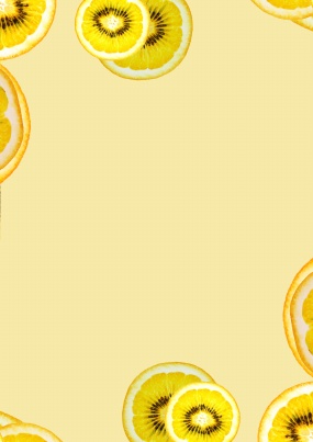 水果小清新淡雅背景图片